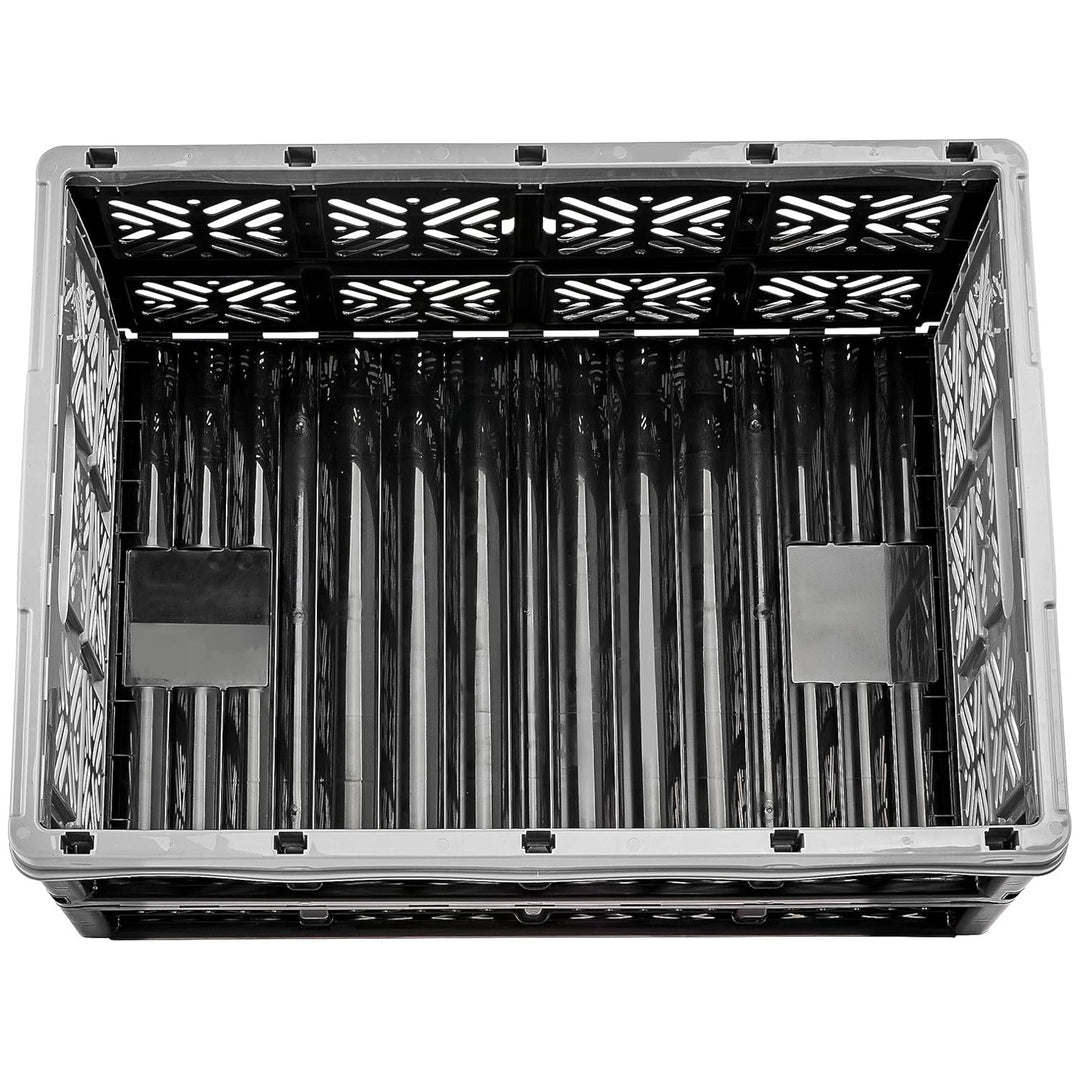Keeeper Kunststoff-Klappkorb, 32L, grau-schwarz  Tragfähigkeit: 16 kg