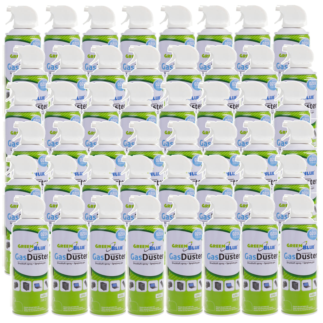 GreenBlue GB400 Druckluft 400ml Pistolenzerstäuber - Pistolenspray, 48 Stück