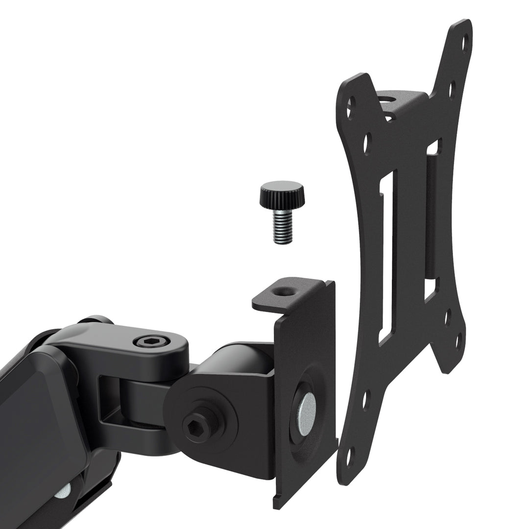 Maclean Monitorhalterung, Gasfeder, 17"-32", 2-10kg, schwarz, MC-133