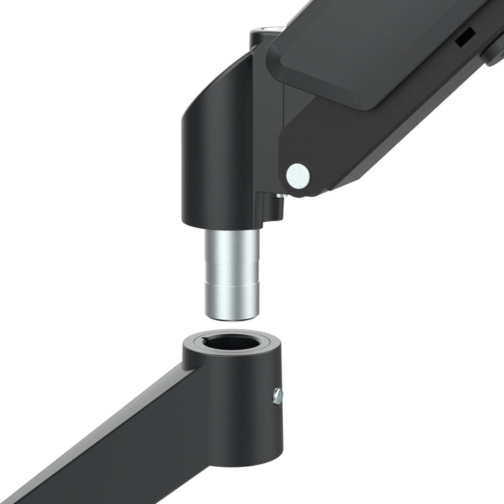 Halterung für 2 Maclean-Monitore, Gasfeder, 17"-32", 2-10kg, schwarz, MC-134