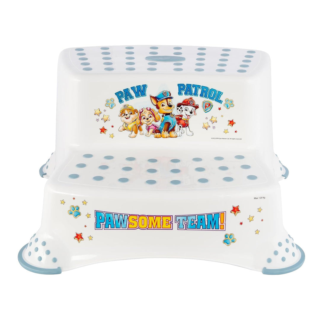 Anti-Rutsch-Toilettensitzbezug - Paw Patrol Anti-Rutsch-Plattform, Weiß, Max 120kg