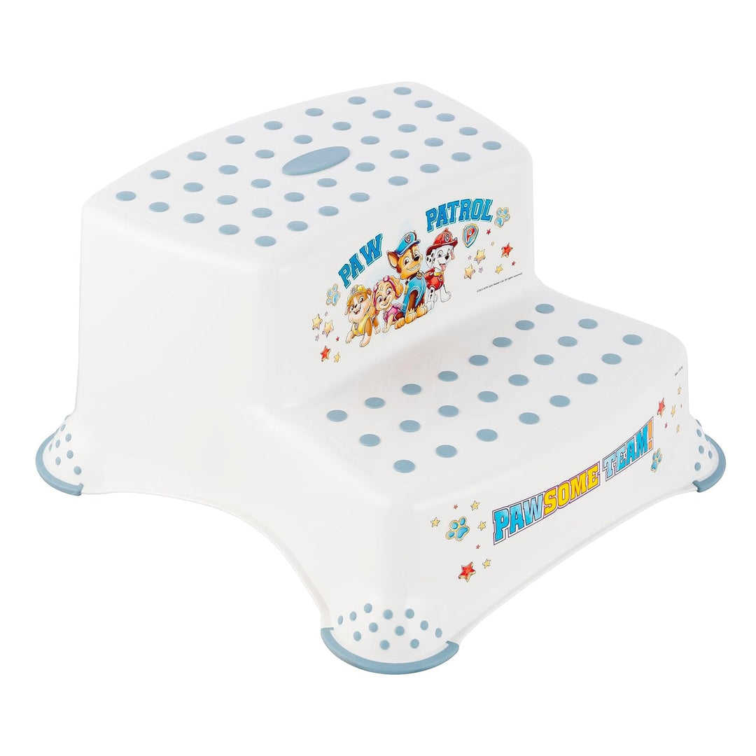 Anti-Rutsch-Toilettensitzbezug - Paw Patrol Anti-Rutsch-Plattform, Weiß, Max 120kg
