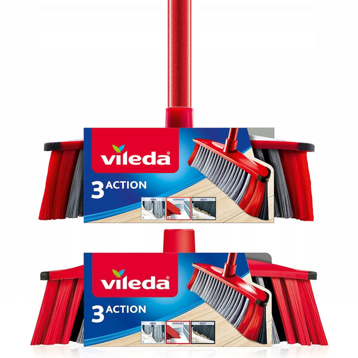 Vileda 3Action 3in1 Bürste + Vileda 3Action Bürsten-Nachfüllpackung