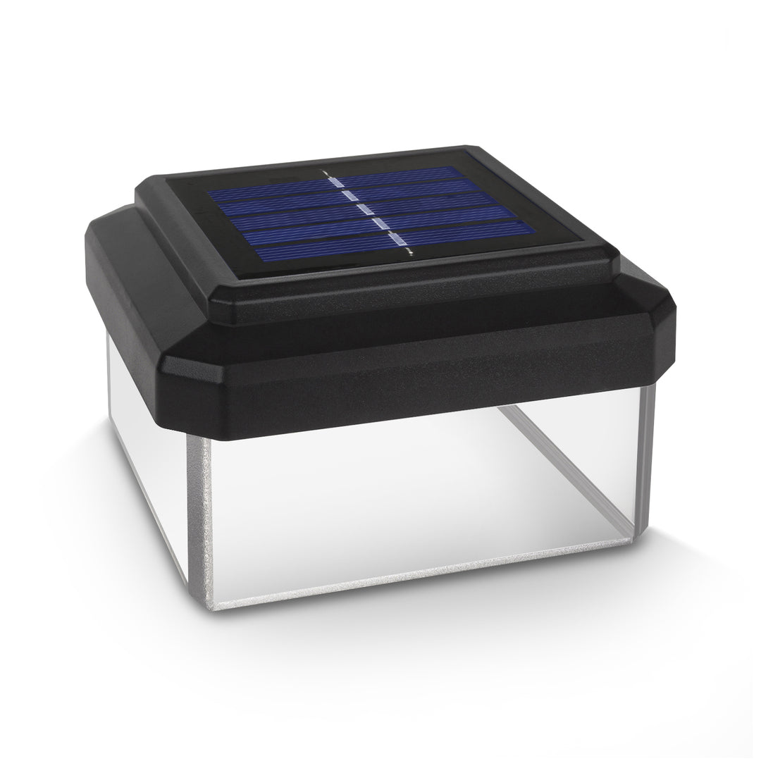 GreenBlue Solar LED Mastleuchte, 100x100mm, Schutzdach, GB128, 4 Stück
