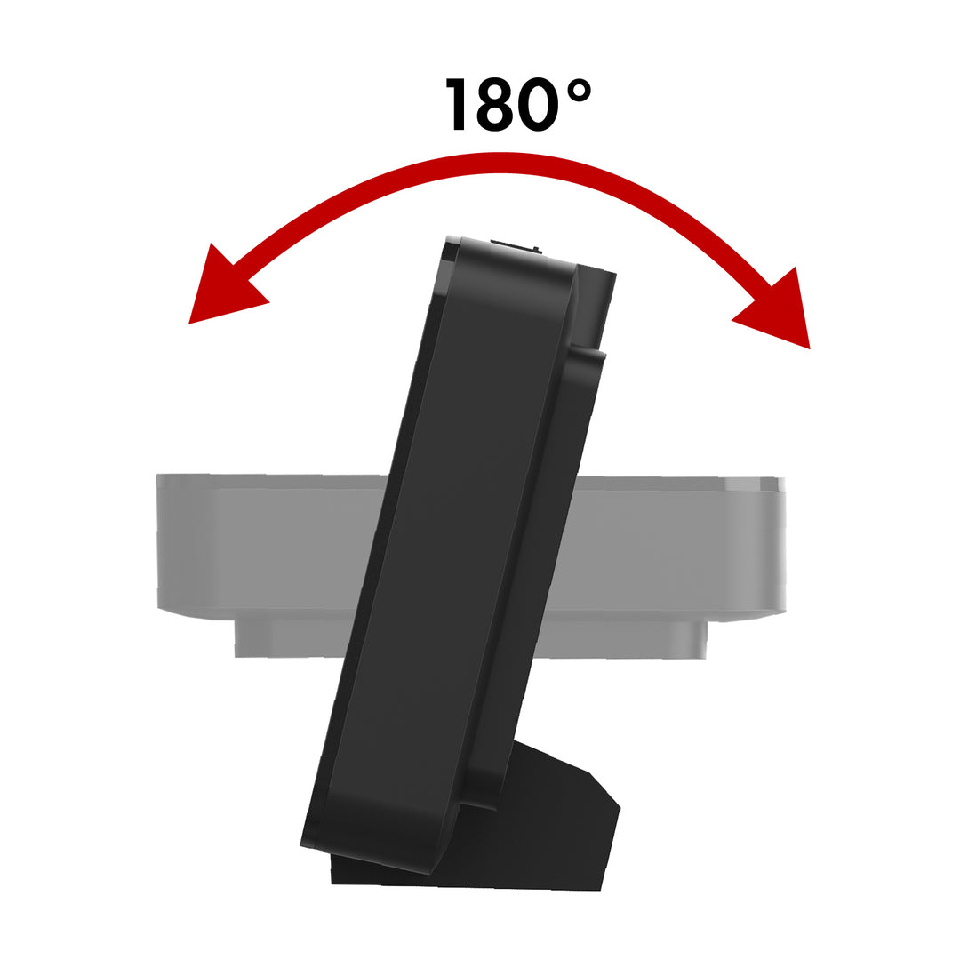 Digitaler LED-Radiowecker mit GreenBlue-Projektor, FM-Radio, Alarm, 12/24-Stunden-Anzeige, Stromversorgung über USB 5 V DC + CR2032, GB172