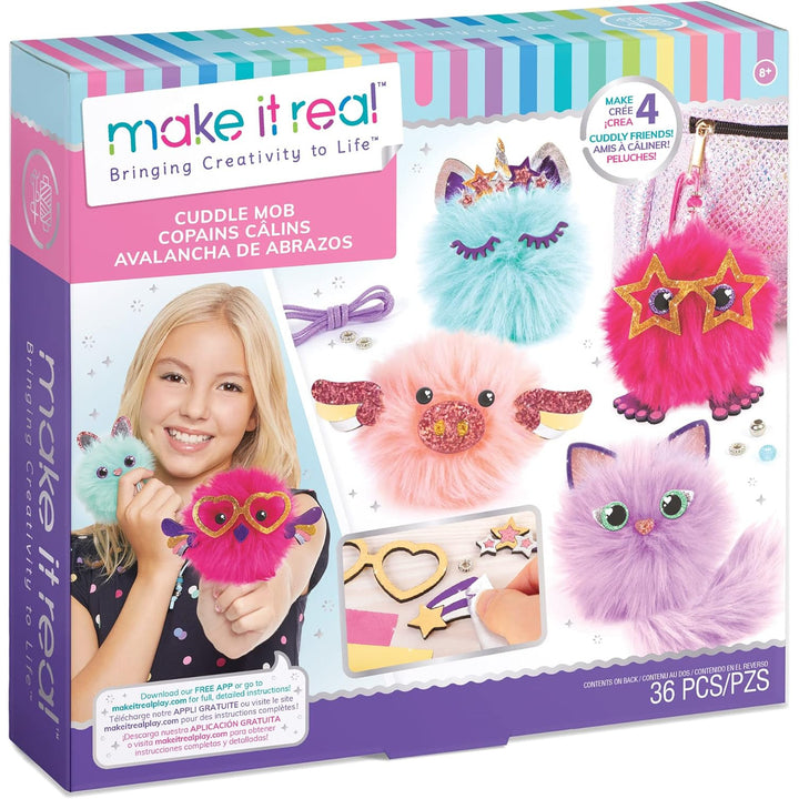 Schlüsselanhänger-Bastelset "Make it Real" - Fluffy Friend