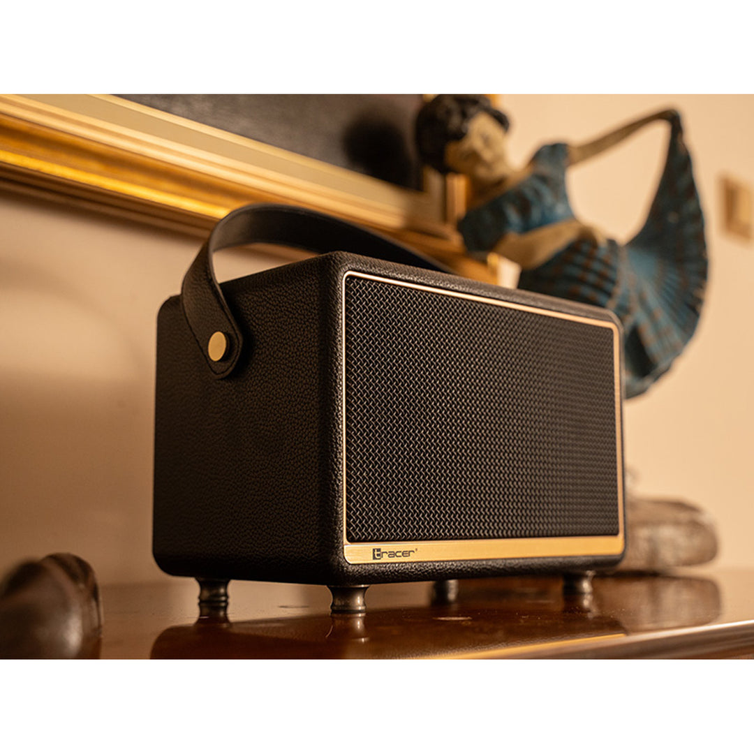 Tracer Tragbarer Lautsprecher, Bluetooth, FM-Radio, 30 W, schwarz, M30