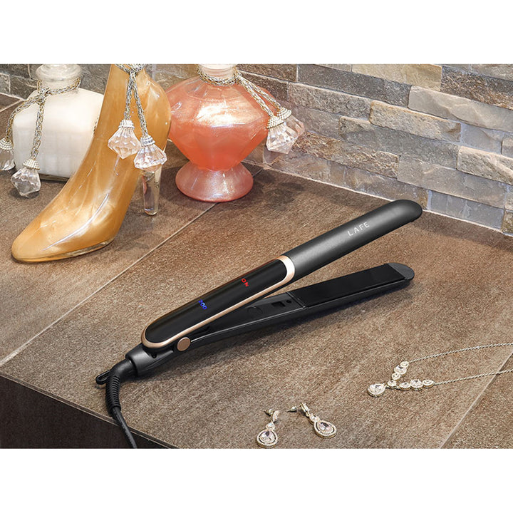 LAFE temperaturgesteuerter Haarglätter, 35 W, Keramikbeschichtung, Sleek & Shine Straightener
