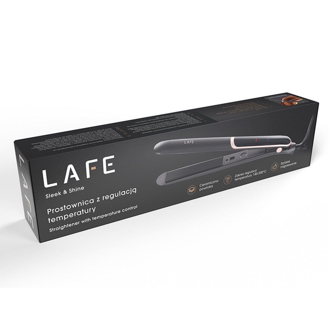 LAFE temperaturgesteuerter Haarglätter, 35 W, Keramikbeschichtung, Sleek & Shine Straightener