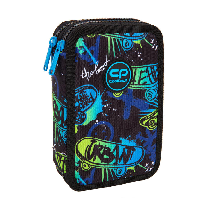 CoolPack Jumper 2 Skate Night Doppelschulmäppchen mit Zubehör F066930
