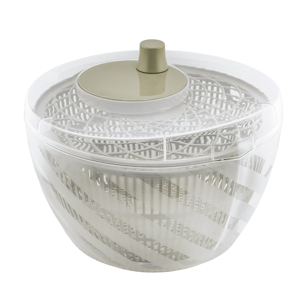 BranQ Salatzentrifuge, 6L Fassungsvermögen, olivgrün, GreenSpin