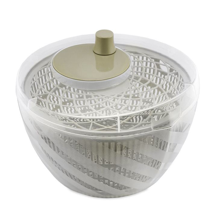 BranQ Salatzentrifuge, 6L Fassungsvermögen, olivgrün, GreenSpin