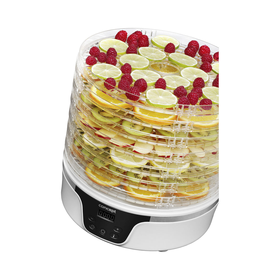 Pilz-, Obst- und Kräutertrockner Concept, 380W, 7 Siebe, digitale Steuerung, SO2090