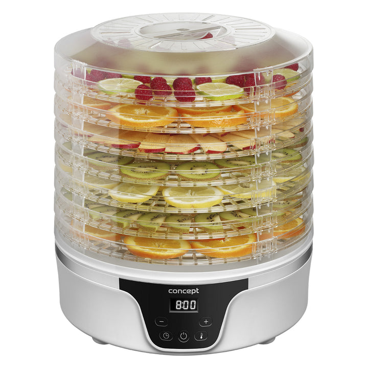Pilz-, Obst- und Kräutertrockner Concept, 380W, 7 Siebe, digitale Steuerung, SO2090