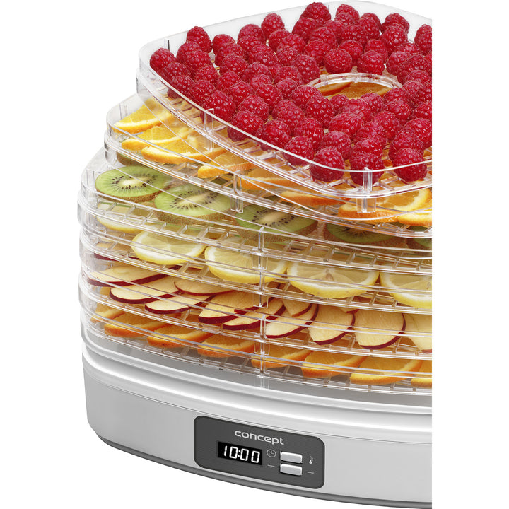 Pilz-, Obst- und Kräutertrockner Concept, 260W, 6 Siebe, Timer, SO2080