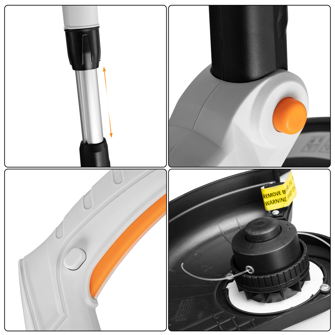 Prime3 Elektrotrimmer, 500W, 25cm Fadendurchmesser, 12000 U/min, GGT41