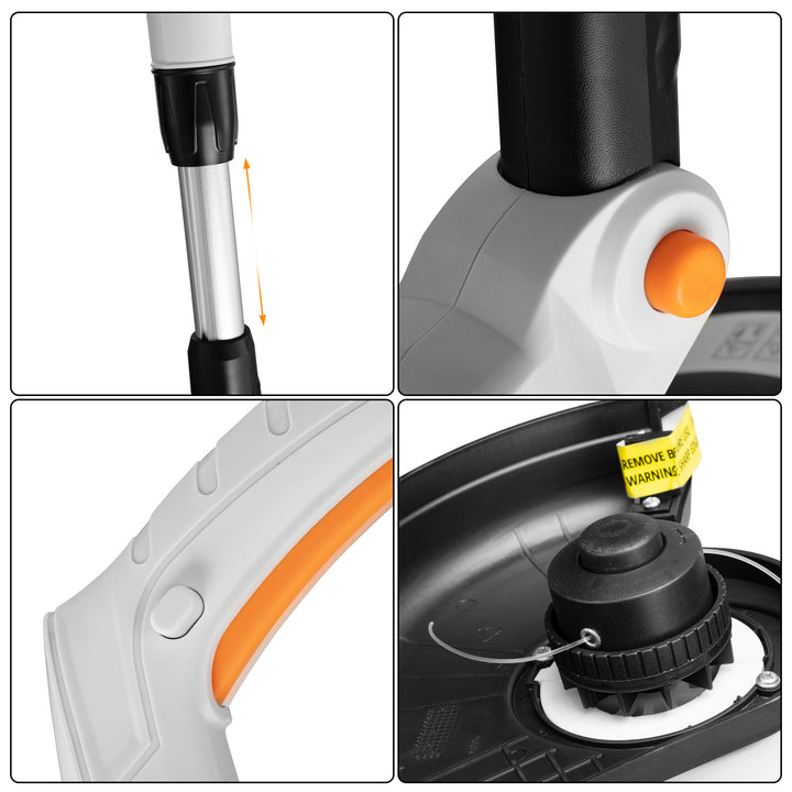 Prime3 Elektrotrimmer, 500W, 25cm Fadendurchmesser, 12000 U/min, GGT41