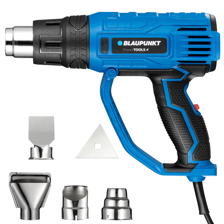 Blaupunkt Heißluftpistole, 2000W, Gebläseregelung, Bereich 350-600°C, HG2010