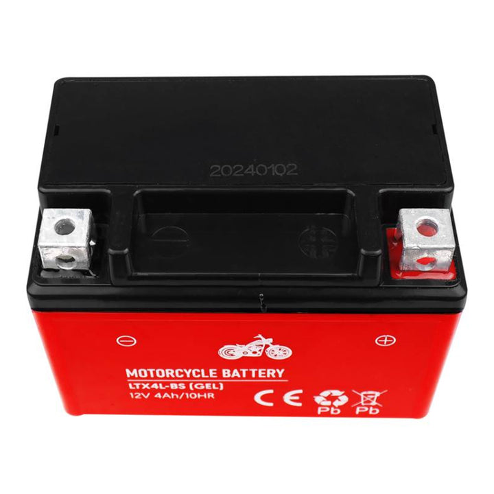 Lamex Gel-Batterie, Motorrad, 12V, 4Ah, LTX4L-BS