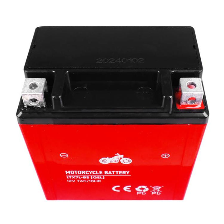Gel-Batterie Lamex, Motorrad, 12V, 7Ah, LTX7L-BS