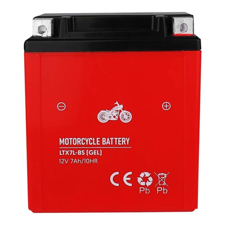 Gel-Batterie Lamex, Motorrad, 12V, 7Ah, LTX7L-BS