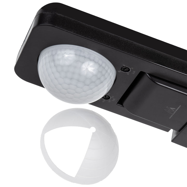 Maclean PIR Bewegungsmelder, Infrarot, IP65, max 2000W, schwarz, MCE243 B, 2 Stück