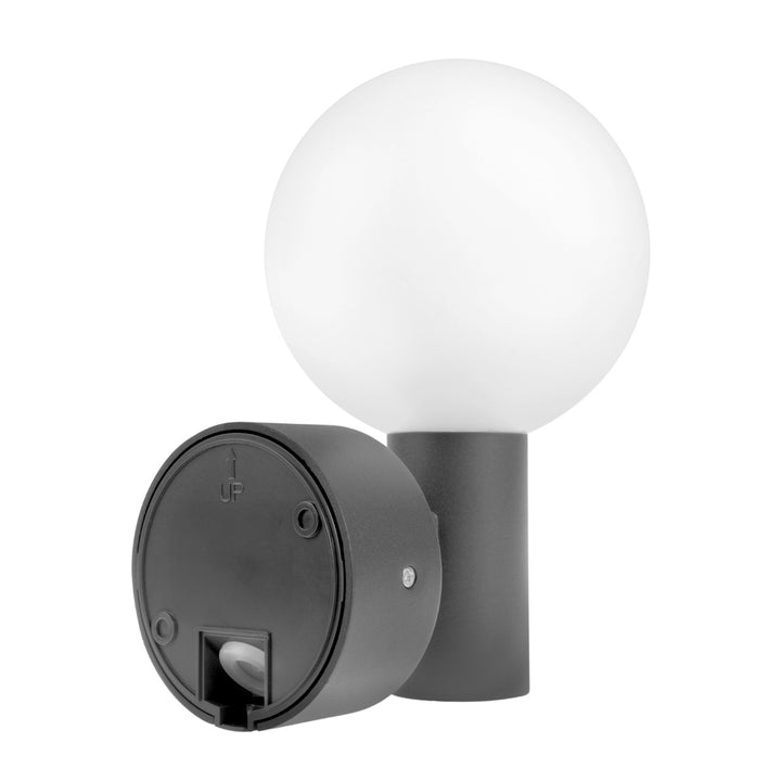 Maclean Bewegungsmelder LED-Lampe, PIR-Bewegungsmelder, grau, 15W, IP65, 1600lm, neutralweiß (4000K) MCE515 GR, 2 Stück