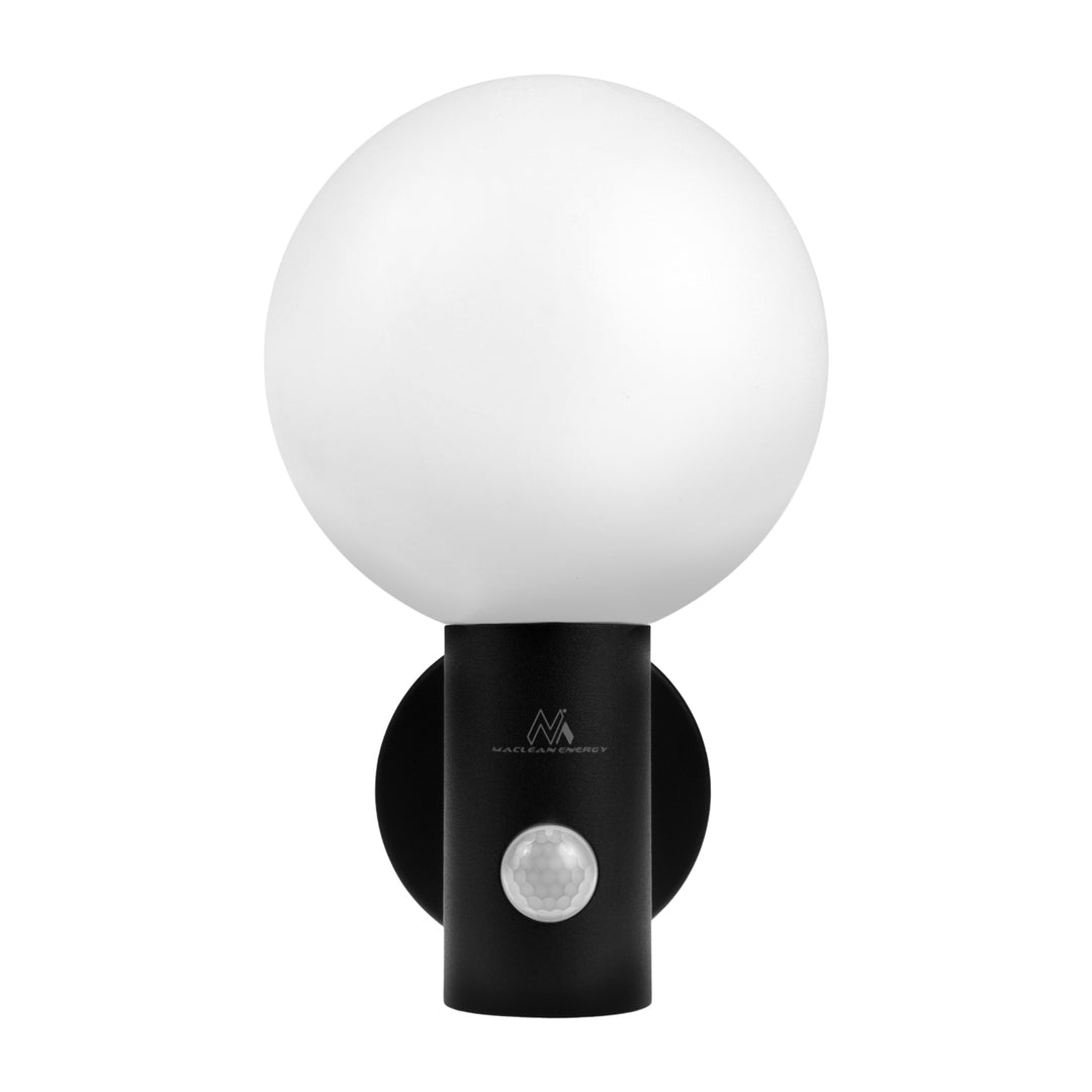 Maclean Bewegungsmelder LED-Lampe, PIR-Bewegungsmelder, schwarz, 15W, IP65, 1600lm, neutralweiß (4000K) MCE515 B, 2 Stück