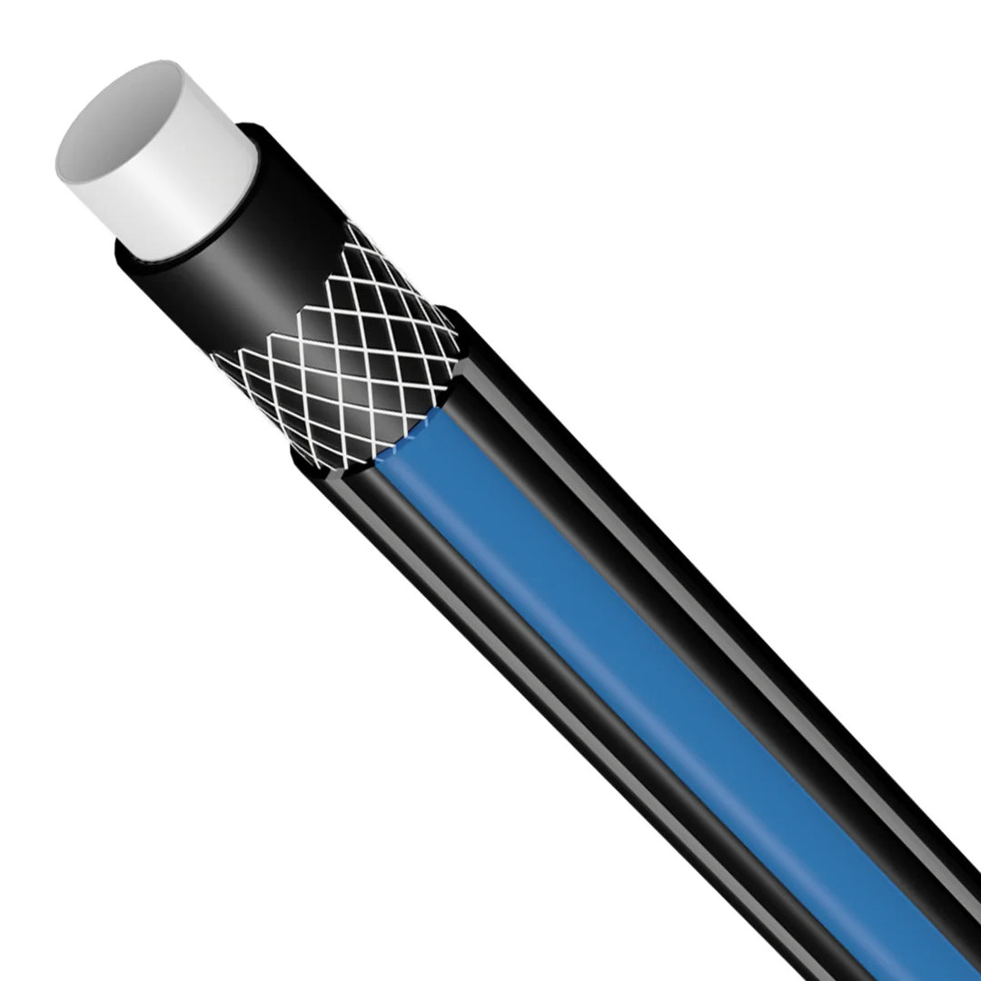 Vartco Garten-Set, 1/2'' 20m Schlauch, stop and go Schnellkupplung, Wasserhahnanschluss, Sprinkler, Wandhalter, Home Set