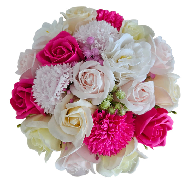 Blumenkasten mit Seifenblumen - Geschenk Seifenrosen, Damich