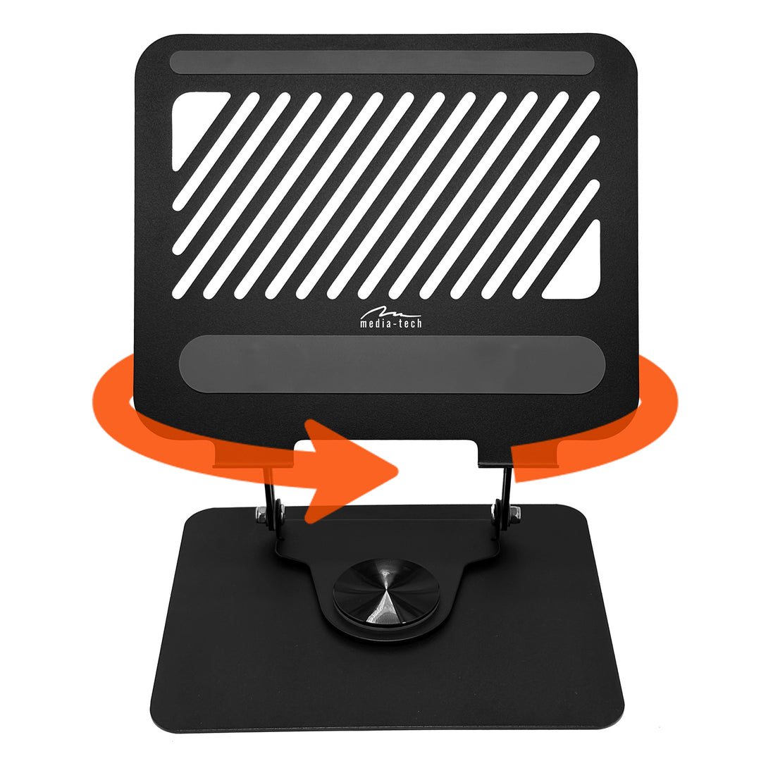 Verstellbarer, drehbarer, ergonomischer Laptop-Ständer 10-17, Media-Tech MT2662