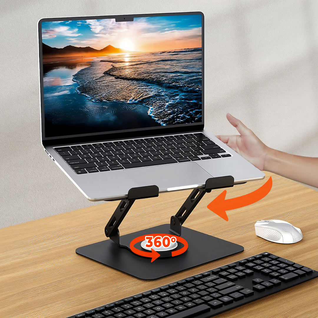 Verstellbarer, drehbarer, ergonomischer Laptop-Ständer 10-17, Media-Tech MT2662