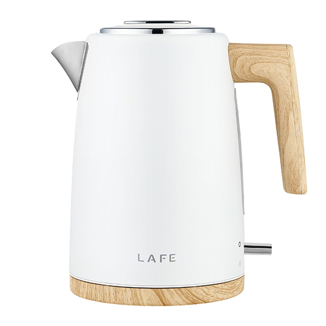 Lafe elektrischer Wasserkocher, 2200W, Fassungsvermögen 1,7l, weiß, Scandi