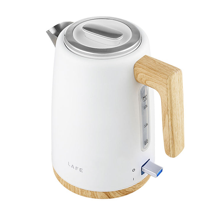 Lafe elektrischer Wasserkocher, 2200W, Fassungsvermögen 1,7l, weiß, Scandi