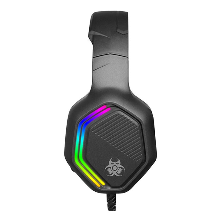 Tracer Gaming-Kopfhörer, RGB-Hintergrundbeleuchtung, klappbares Mikrofon, Gamezone GZ X3