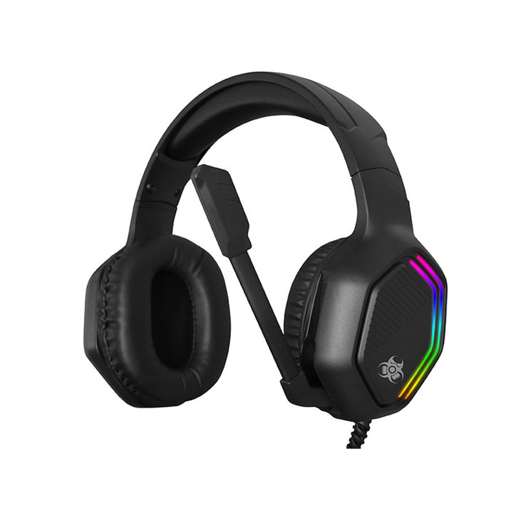 Tracer Gaming-Kopfhörer, RGB-Hintergrundbeleuchtung, klappbares Mikrofon, Gamezone GZ X3