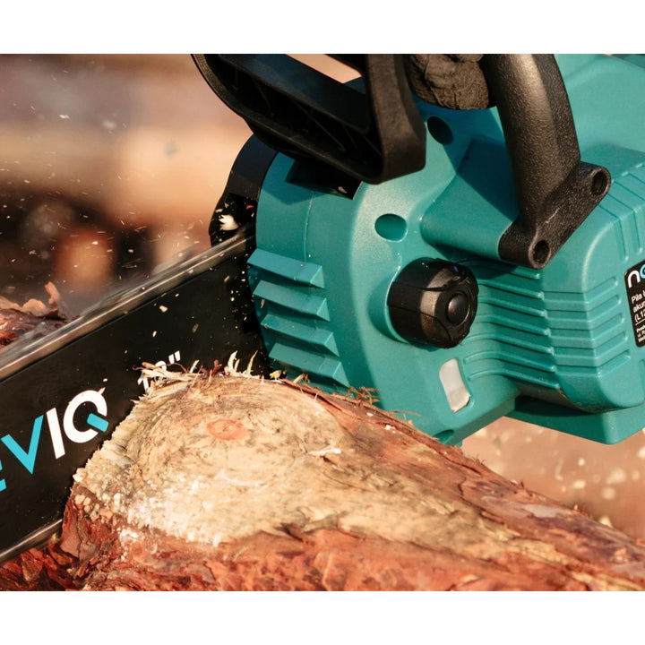 NEVIQ Akku-Kettensäge, 12'' Schiene, 1000W, bürstenloser Motor, L12302