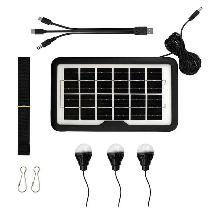 Verna multifunktionale Solar-Taschenlampe, 6in1, Powerbank, Solarpanel, Lampe, LED-Leuchten, Lautsprecher+Radio, Tur000008