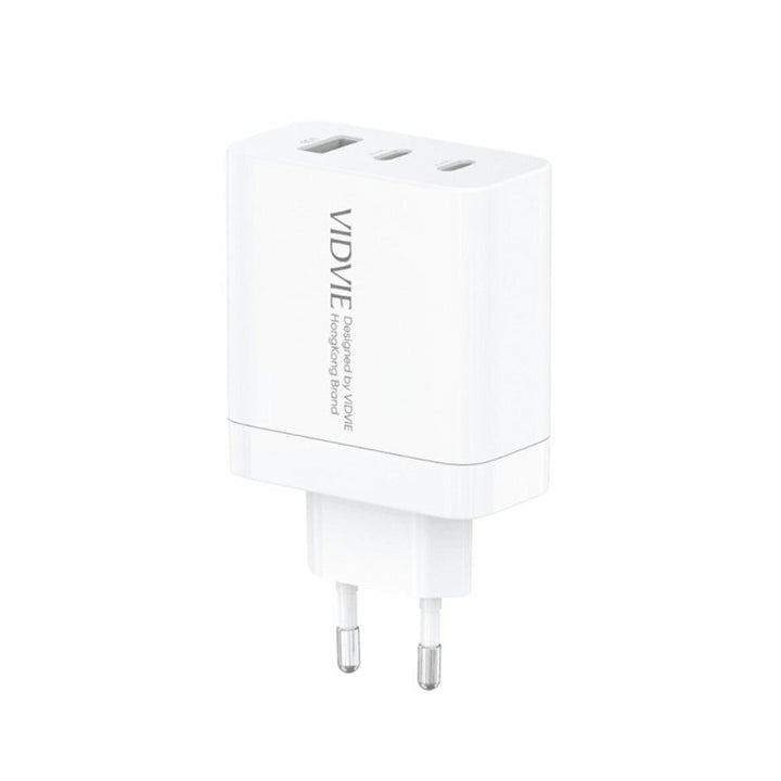 VIDVIE Netzladegerät, 3A, 65W, 2x USB-C, 1x USB, USB-C/USB-C Kabel, PLE262