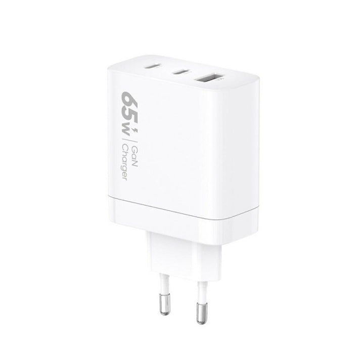 VIDVIE Netzladegerät, 3A, 65W, 2x USB-C, 1x USB, USB-C/USB-C Kabel, PLE262