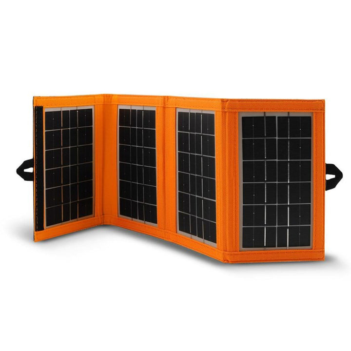 Solarmodul, Ladegerät, 6W, 1 USB-Anschluss, schwarz und orange, A01
