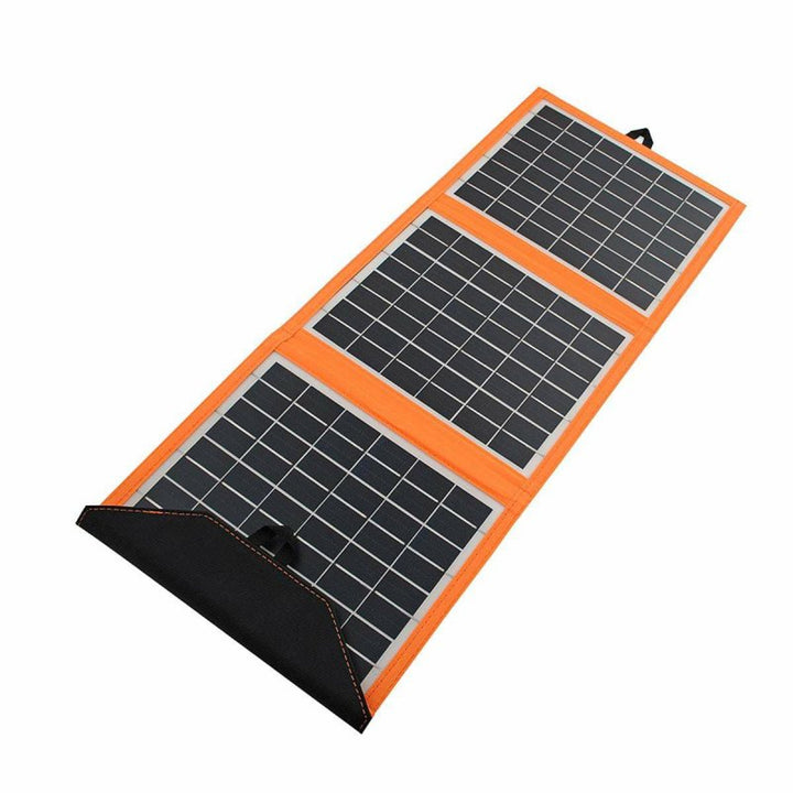 Solarmodul, Ladegerät, 15W, 1 USB-Anschluss, schwarz und orange, A04