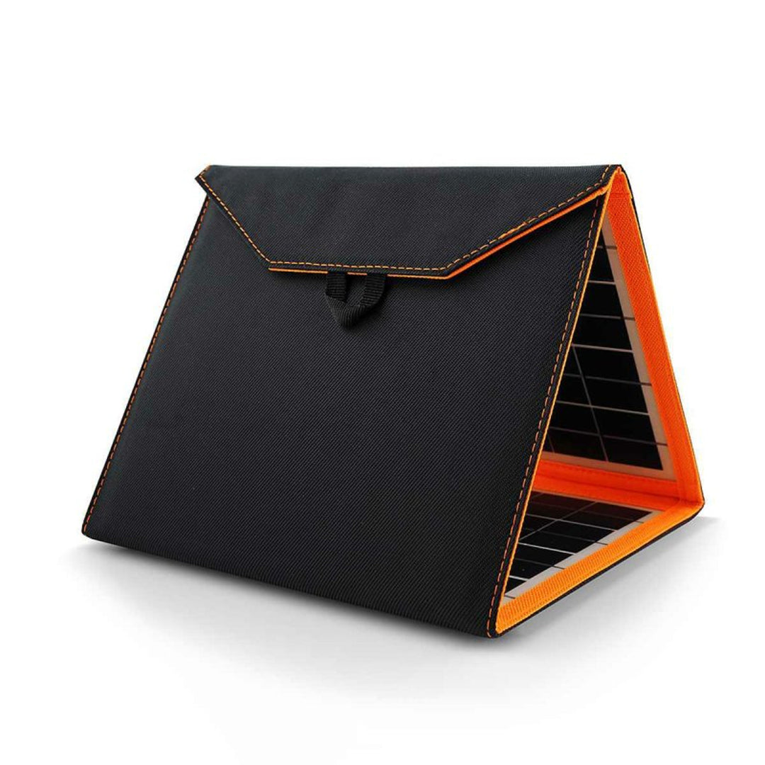 Solarmodul, Ladegerät, 15W, 1 USB-Anschluss, schwarz und orange, A04