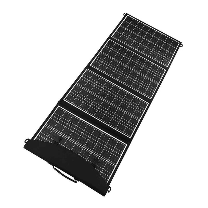 Solarmodul, Ladegerät, 60W, 2 USB-Anschlüsse, schwarz und orange, A06