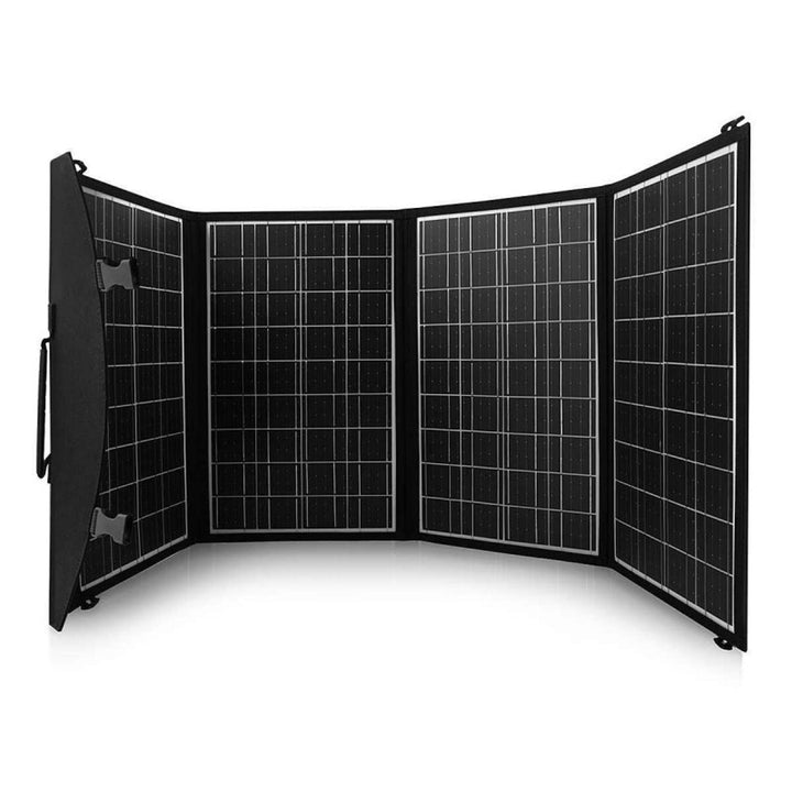 Solarmodul, Ladegerät, 60W, 2 USB-Anschlüsse, schwarz und orange, A06