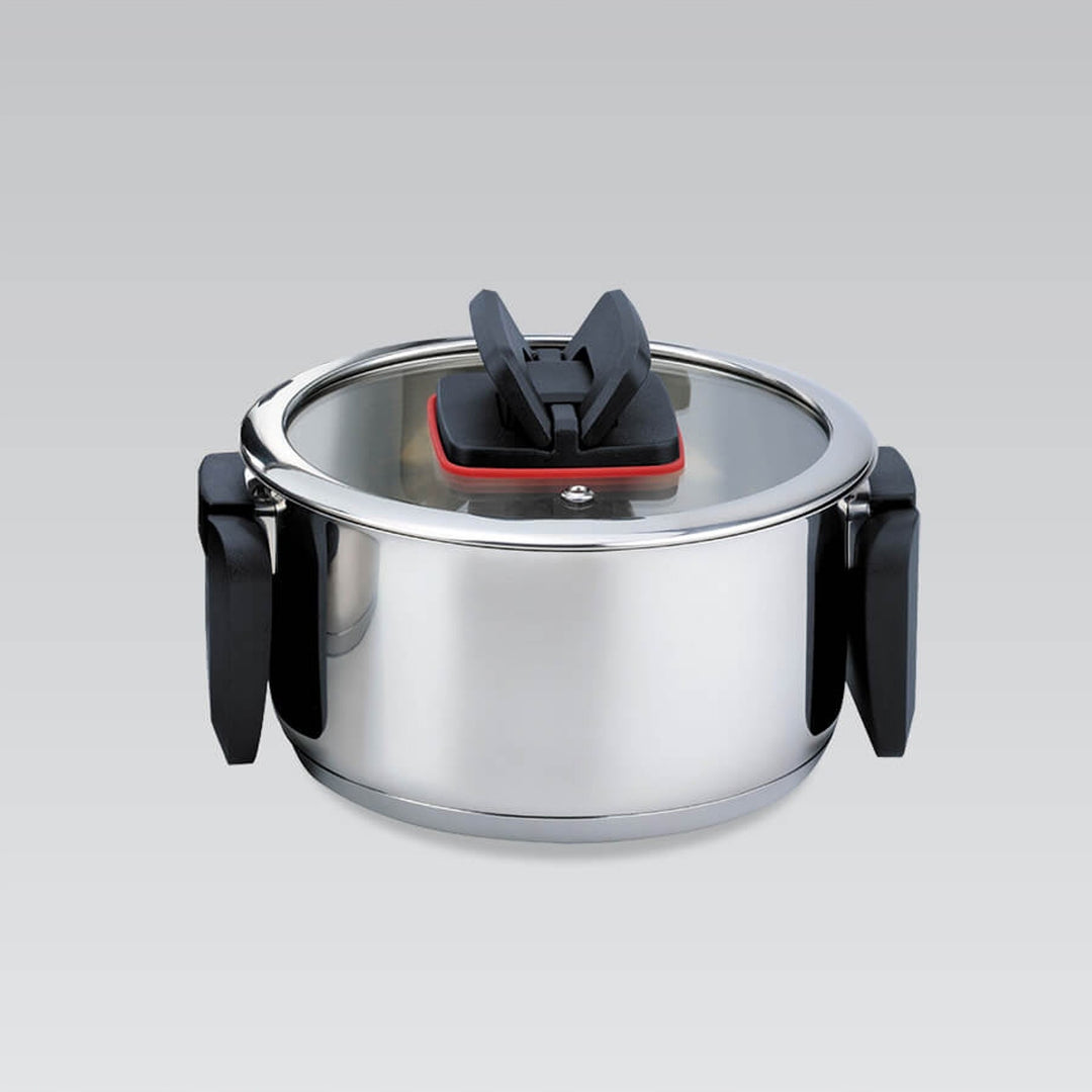 Maestro Topfset, 6-teilig, Edelstahl, Klappgriffe, MR-3531-6
