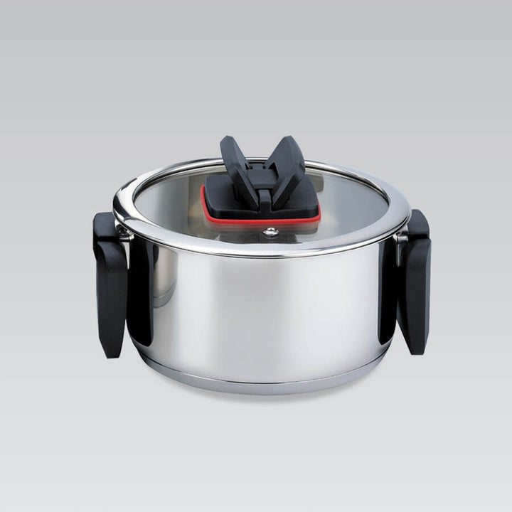 Maestro Topfset, 6-teilig, Edelstahl, Klappgriffe, MR-3531-6