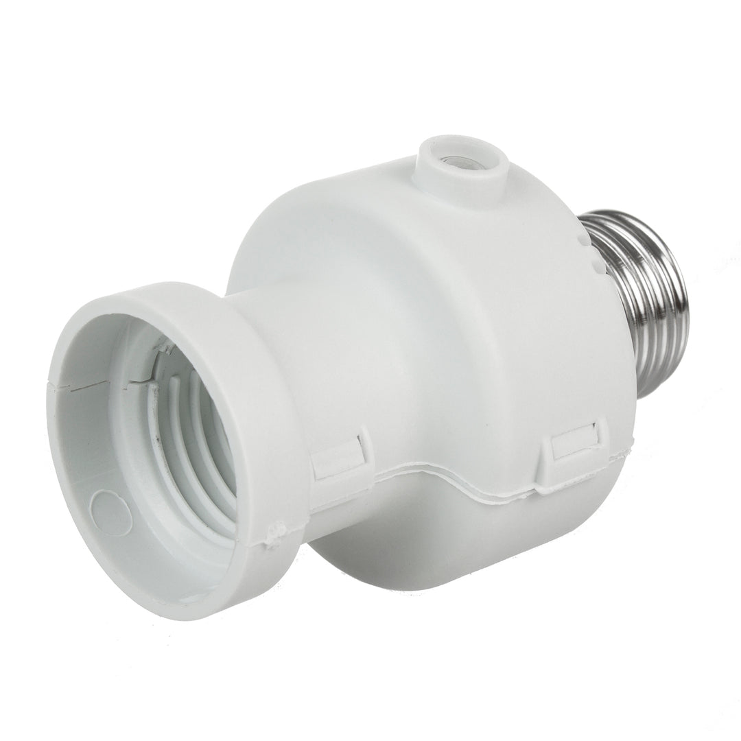 Maclean Glühbirnenfassung, E27, max. 100W, mit Dämmerungssensor, Timer, weiß, MCE21W, 4 Stück