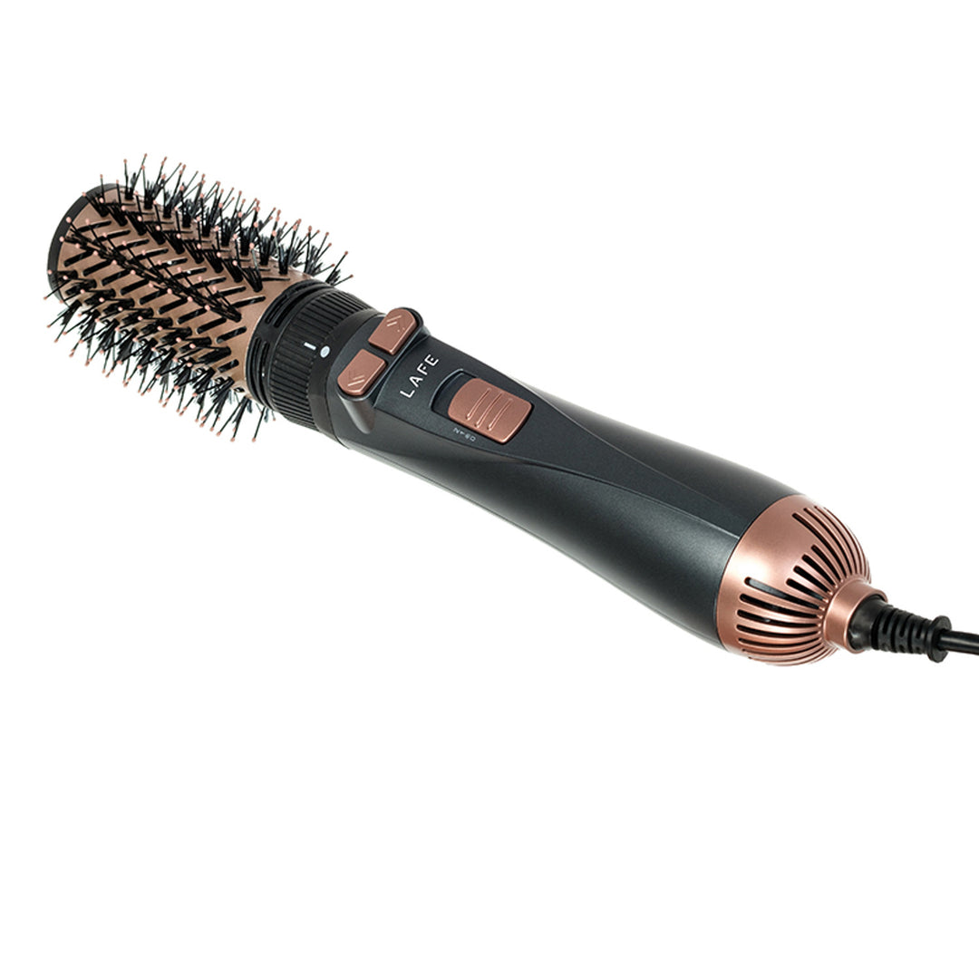 LAFE rotierender Lockenstab/Trockner, 2 Geschwindigkeiten, 3 Heizstufen, Ionisierung, 1200W, Sleek and Shine Style