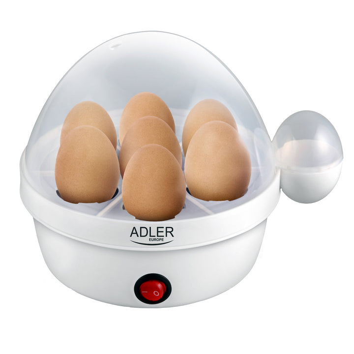 Eierkochautomat Adler, für 7 Eier, Leistung 450W, weiß, AD 4459
